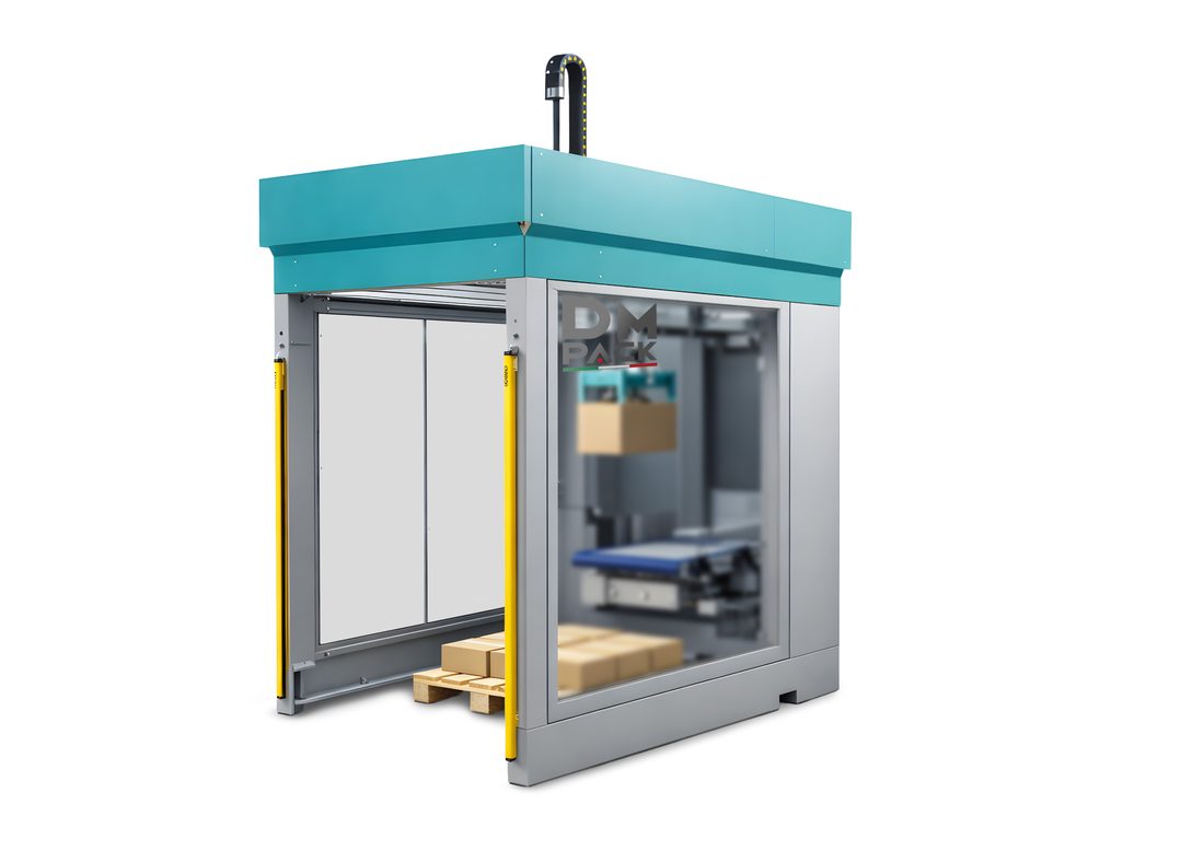 Compact Cartesian palletiser