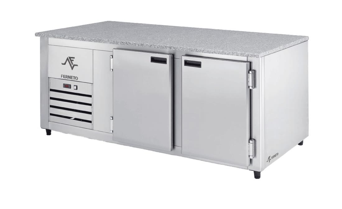 A work surface and cold storage in one