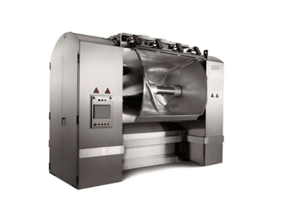 Double-sweep, for particulate ingredients