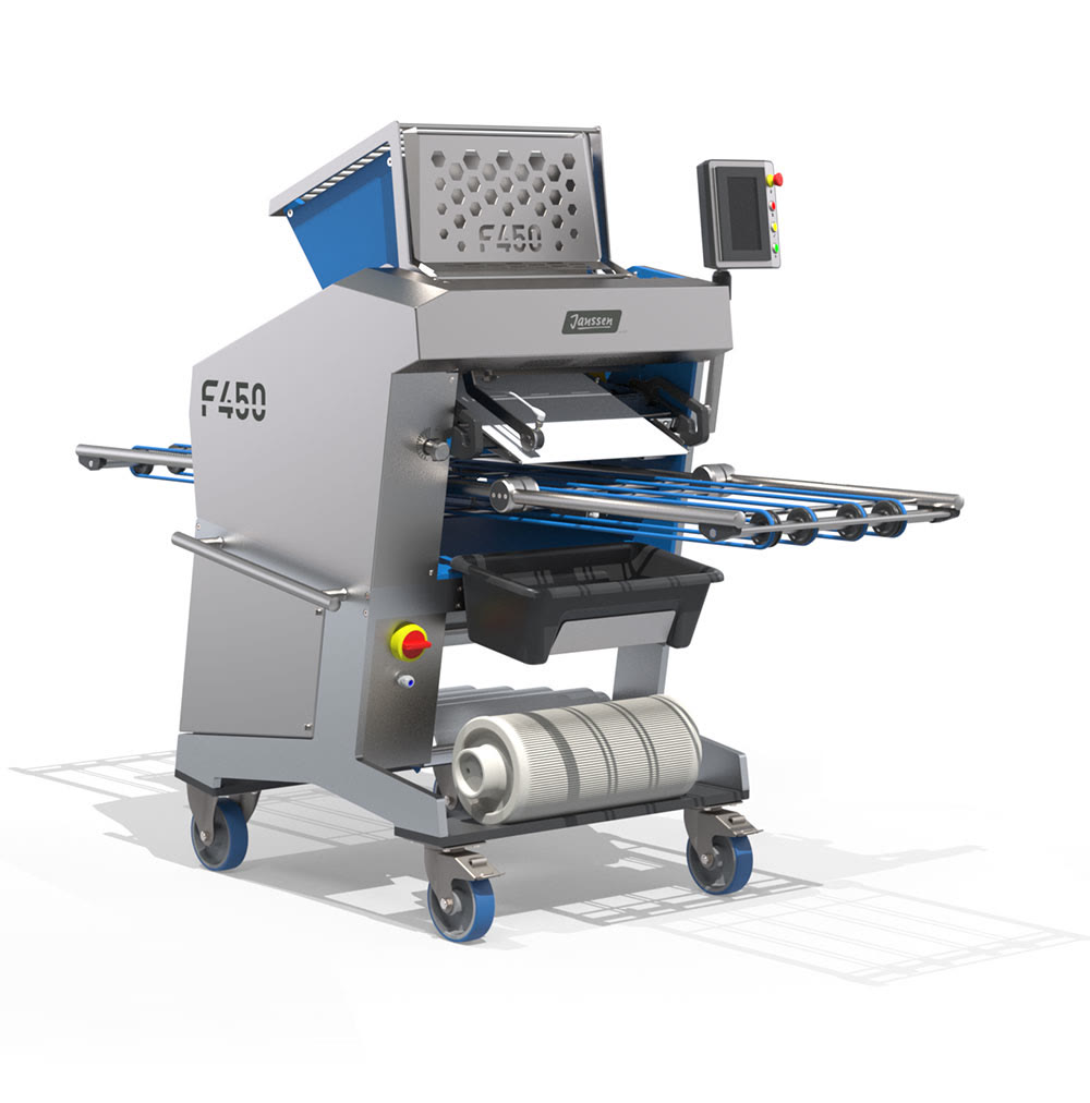 100 to 160 m² of baking area per hour